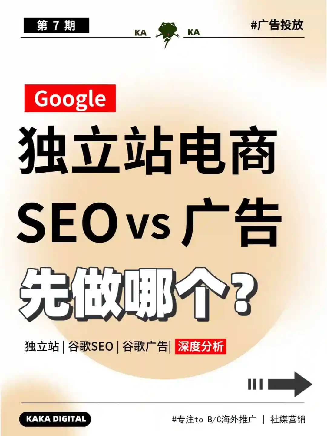 独立站🚀谷歌广告 VS seo，该先做哪个？